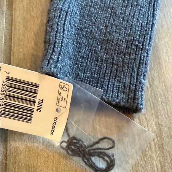 Style & Co. steel Grey Heather Cowl Neck Sweater NWT PM - Picture 8 of 15